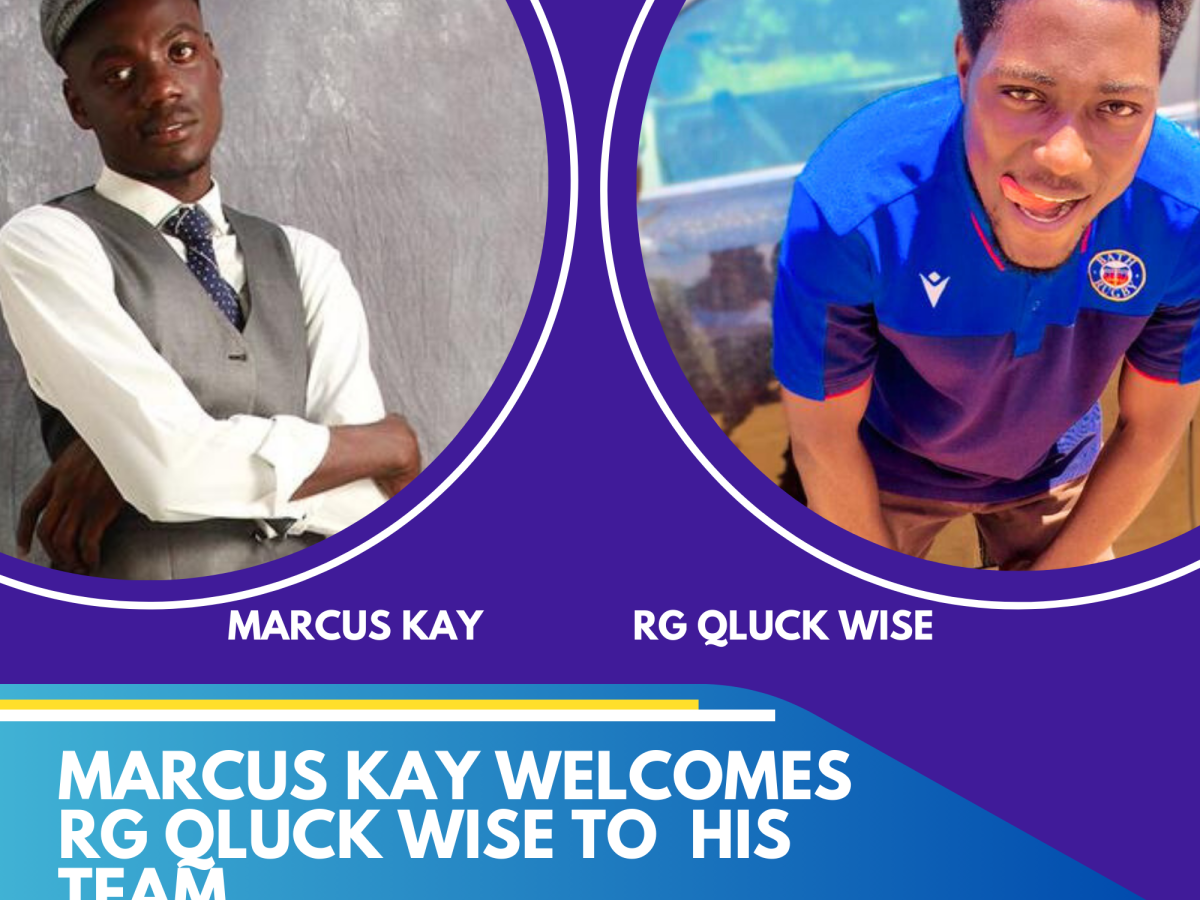MarCus Kay Signs Ghanaian Multi-Talent RG Qluck Wise to his Team